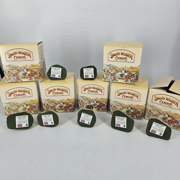David Winter Cameos Miniature Buildings Village Mini 1991 Boxes COA UK Lot 7 - Picture 7 of 13